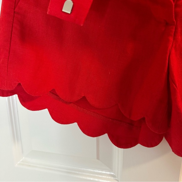 Red J. Crew Factory Shorts (size 4) - Picture 3 of 5